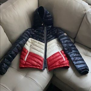 Moncler Palliser Tricolore down jacket